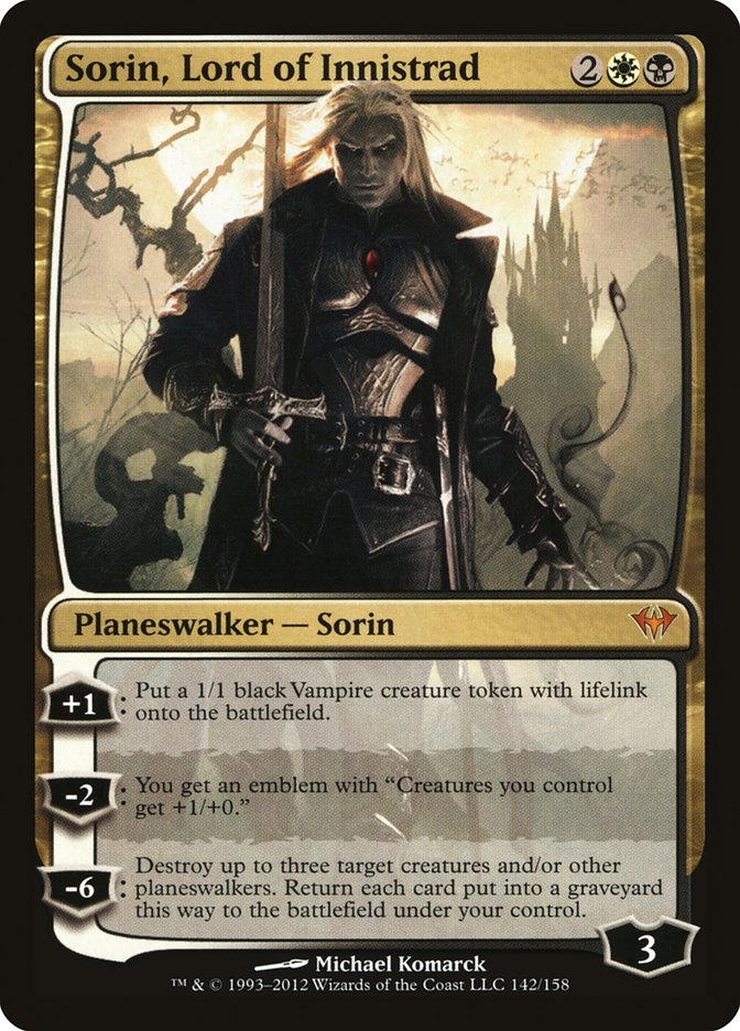 Sorin, Lord of Innistrad [Dark Ascension] | Anubis Games and Hobby