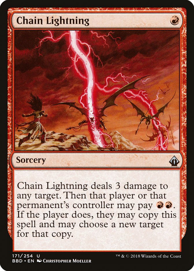 Chain Lightning [Battlebond] | Anubis Games and Hobby