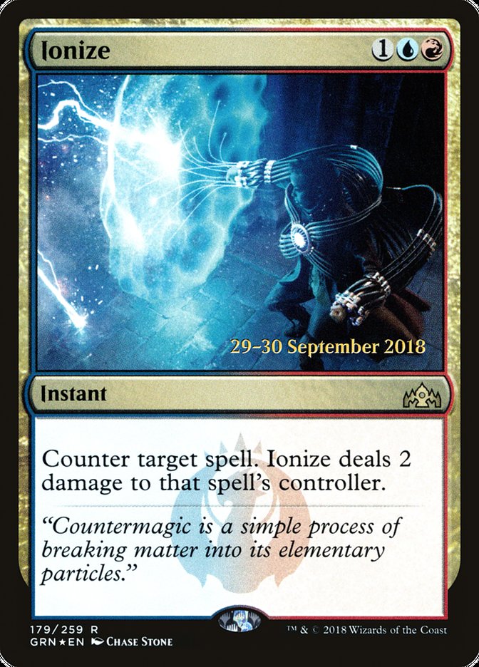 Ionize [Guilds of Ravnica Prerelease Promos] | Anubis Games and Hobby