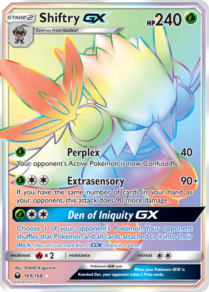 Shiftry GX (169/168) [Sun & Moon: Celestial Storm] | Anubis Games and Hobby