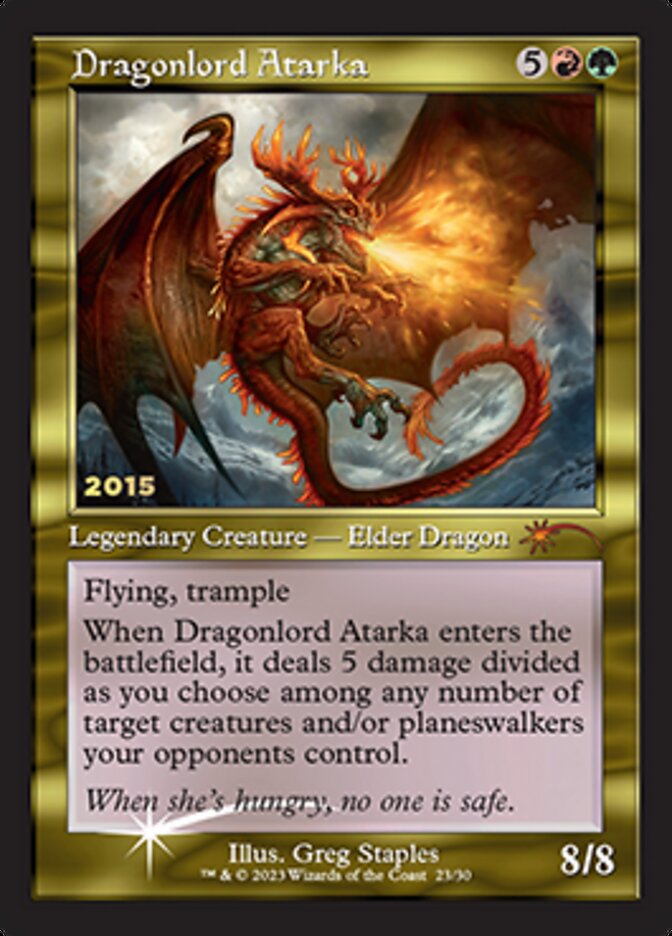 Dragonlord Atarka [30th Anniversary Promos] | Anubis Games and Hobby