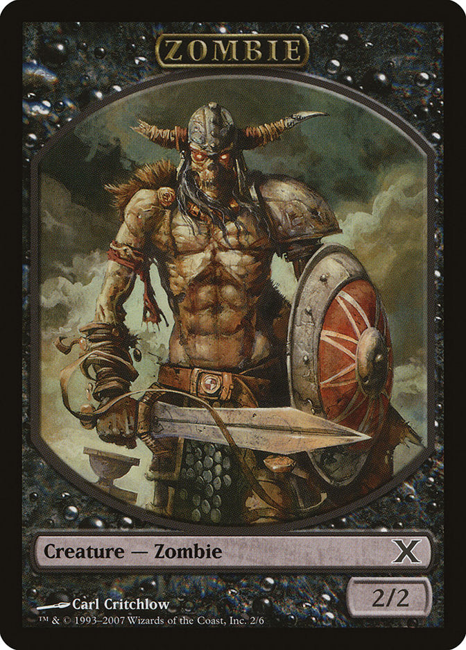 Zombie Token [Tenth Edition Tokens] | Anubis Games and Hobby