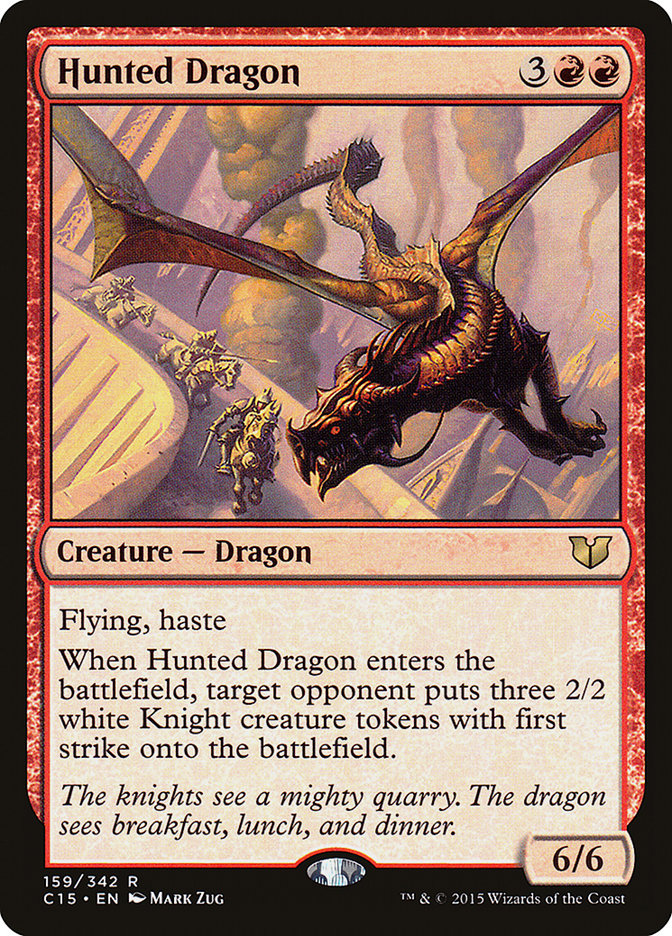 Hunted Dragon [Commander 2015] | Anubis Games and Hobby