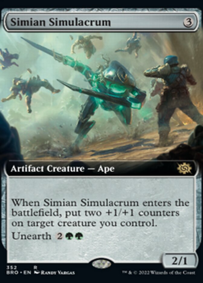 Simian Simulacrum (Extended Art) [The Brothers' War] | Anubis Games and Hobby