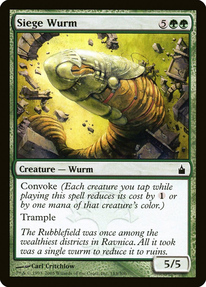 Siege Wurm [Ravnica: City of Guilds] | Anubis Games and Hobby