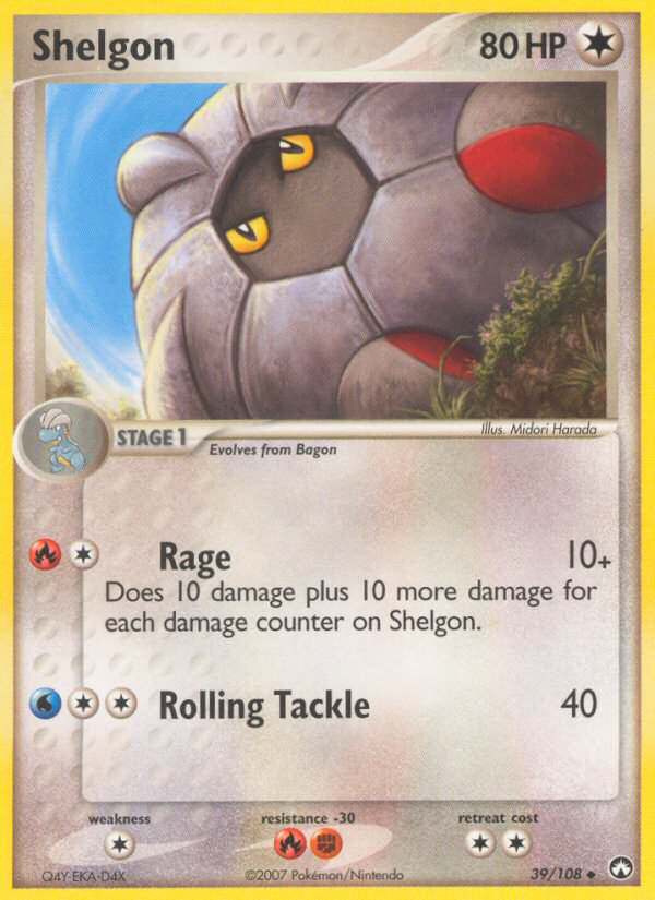 Shelgon (39/108) [EX: Power Keepers] | Anubis Games and Hobby