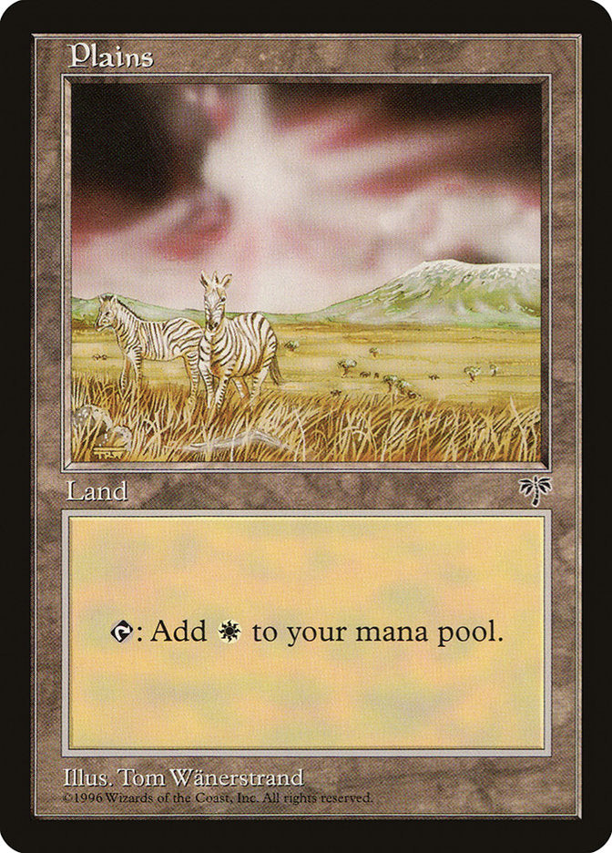 Plains (Zebras / Signature on Left) [Mirage] | Anubis Games and Hobby