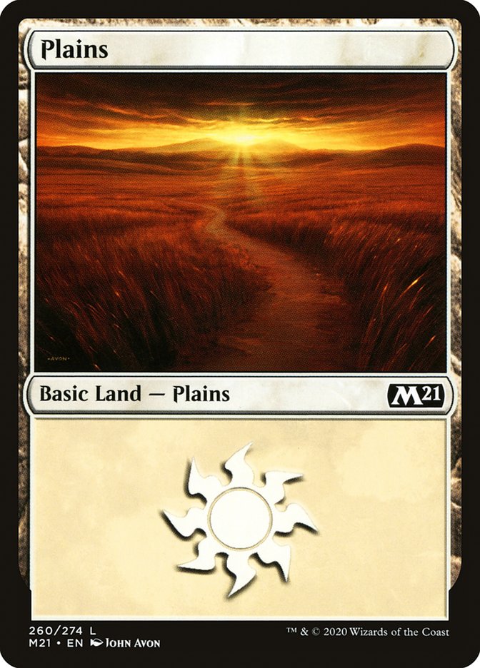 Plains (260) [Core Set 2021] | Anubis Games and Hobby