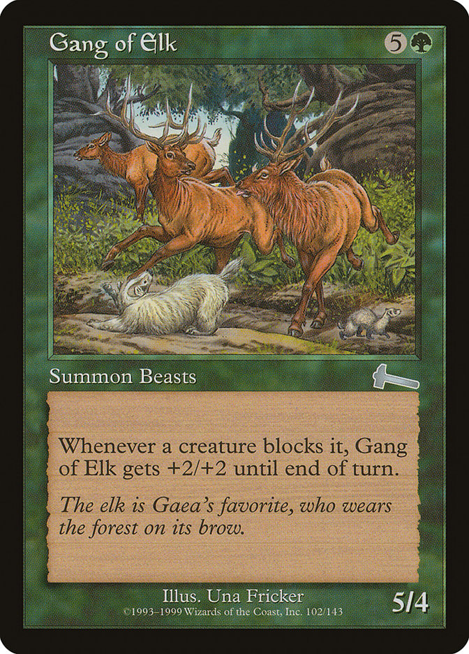 Gang of Elk [Urza's Legacy] | Anubis Games and Hobby