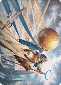 Linvala, Shield of Sea Gate Art Card [Zendikar Rising Art Series] | Anubis Games and Hobby