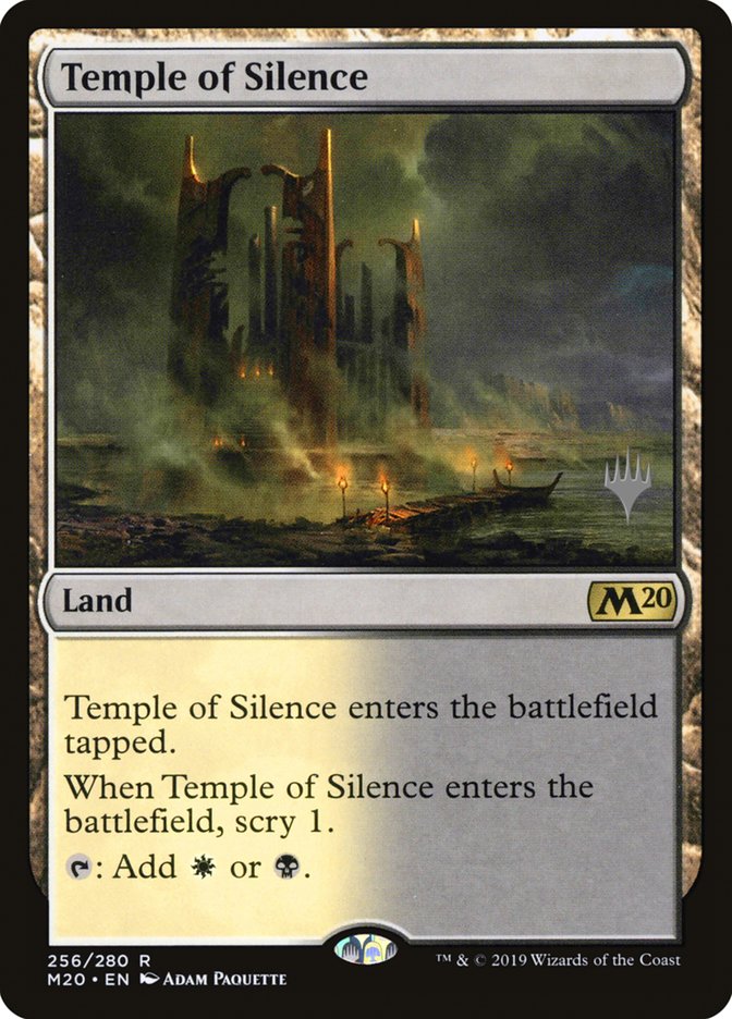 Temple of Silence (Promo Pack) [Core Set 2020 Promos] | Anubis Games and Hobby