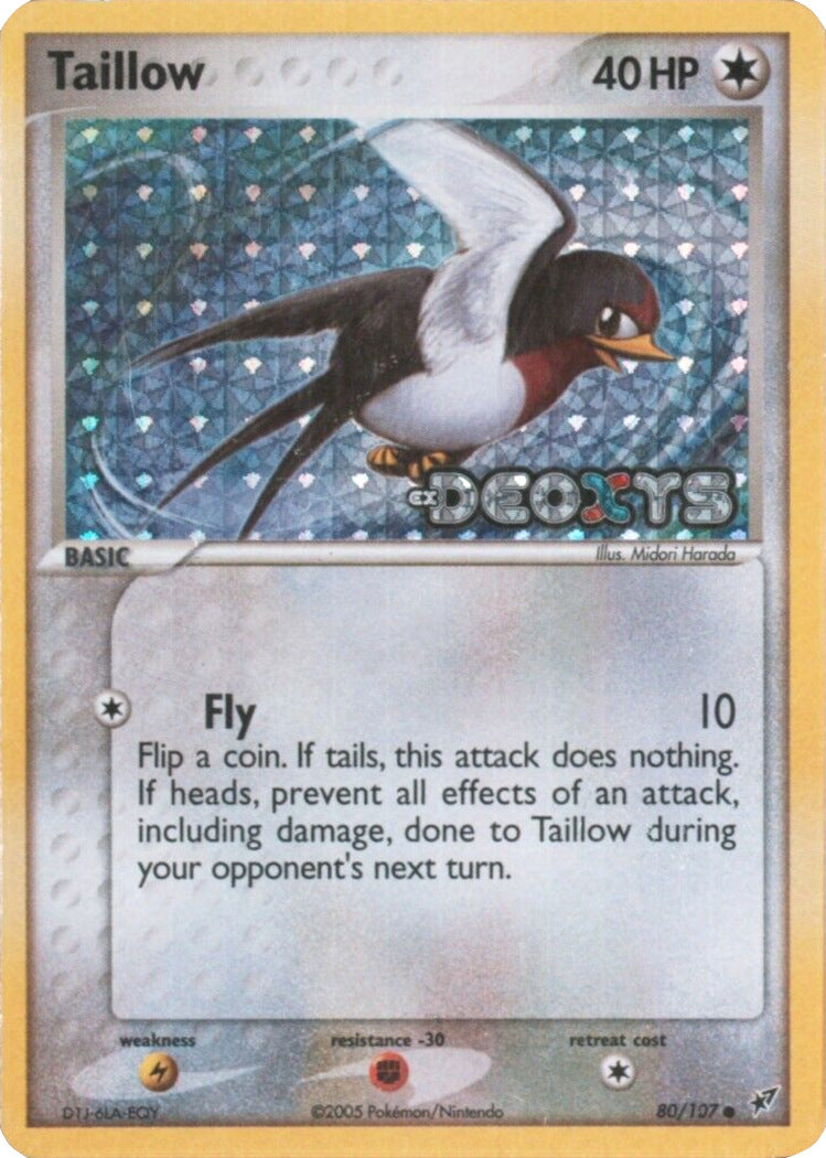 Taillow (80/107) (Stamped) [EX: Deoxys] | Anubis Games and Hobby