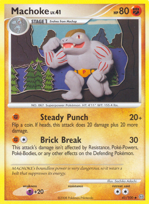 Machoke (41/100) [Diamond & Pearl: Stormfront] | Anubis Games and Hobby