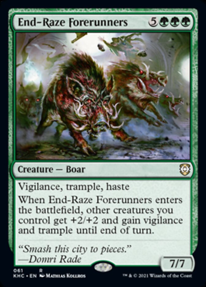End-Raze Forerunners [Kaldheim Commander] | Anubis Games and Hobby