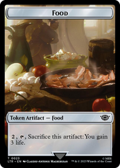 Ballistic Boulder // Food (0023) Double-Sided Token (Surge Foil) [The Lord of the Rings: Tales of Middle-Earth Tokens] | Anubis Games and Hobby