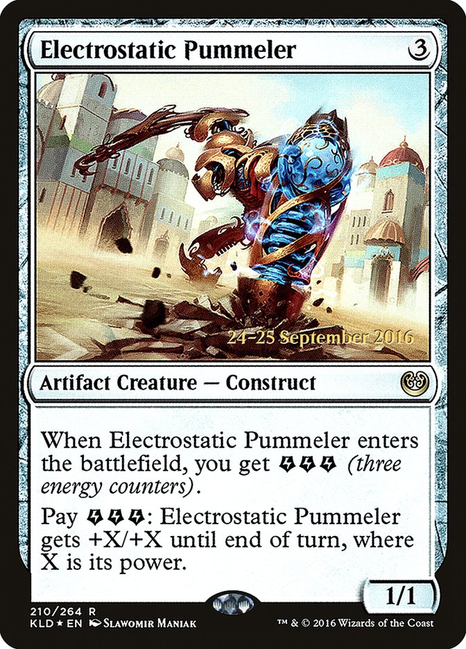 Electrostatic Pummeler [Kaladesh Prerelease Promos] | Anubis Games and Hobby