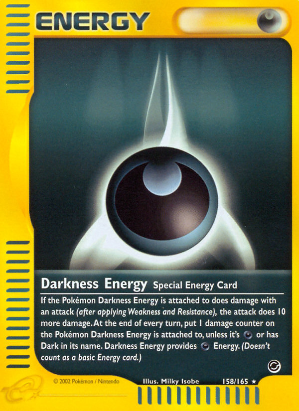 Darkness Energy (158/165) [Expedition: Base Set] | Anubis Games and Hobby