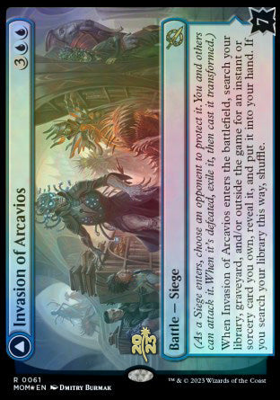 Invasion of Arcavios // Invocation of the Founders [March of the Machine Prerelease Promos] | Anubis Games and Hobby