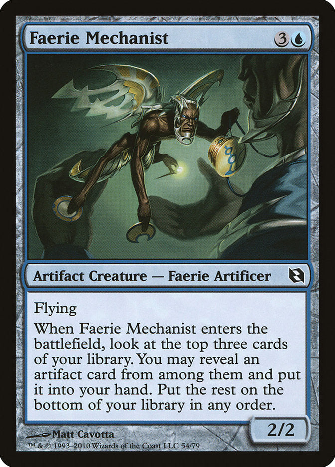 Faerie Mechanist [Duel Decks: Elspeth vs. Tezzeret] | Anubis Games and Hobby