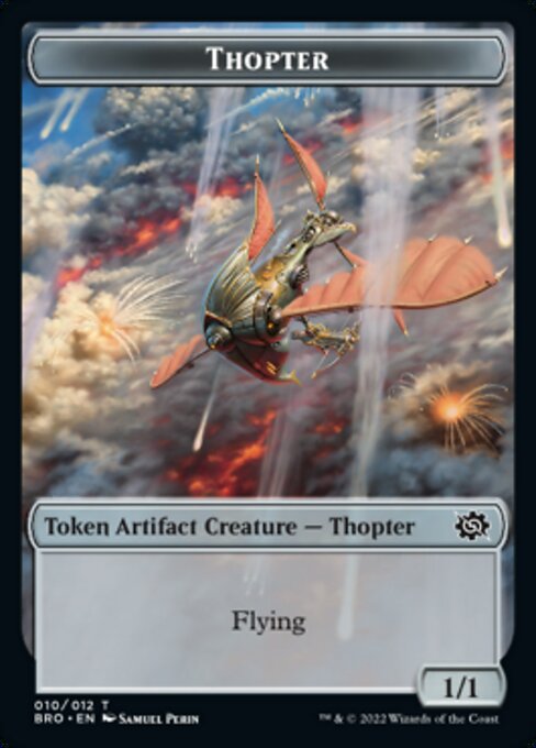 Powerstone // Thopter Double-Sided Token [The Brothers' War Tokens] | Anubis Games and Hobby