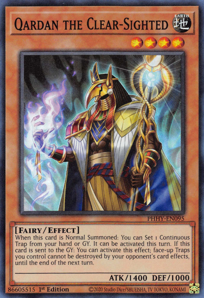 Qardan the Clear-Sighted [PHHY-EN095] Super Rare | Anubis Games and Hobby