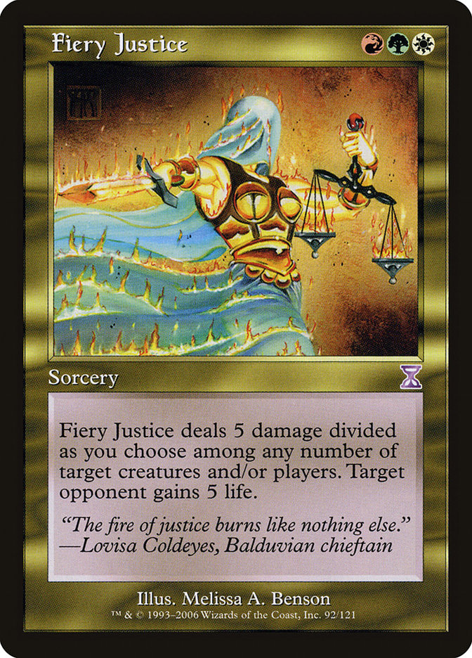 Fiery Justice [Time Spiral Timeshifted] | Anubis Games and Hobby