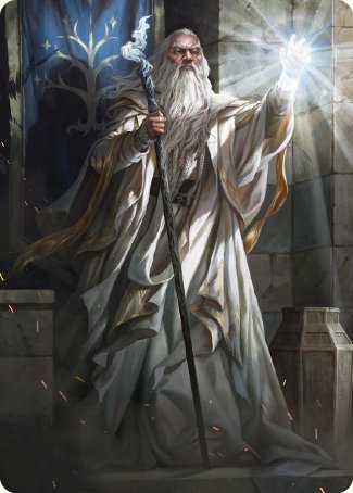 Gandalf the White Art Card [The Lord of the Rings: Tales of Middle-earth Art Series] | Anubis Games and Hobby