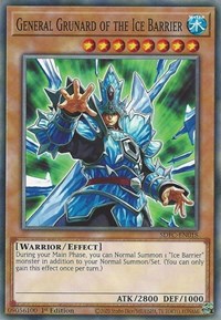 General Grunard of the Ice Barrier [SDFC-EN018] Common | Anubis Games and Hobby