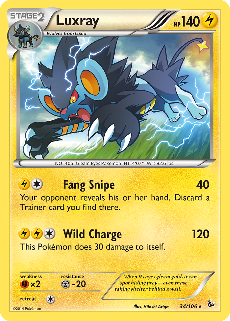 Luxray (34/106) [XY: Flashfire] | Anubis Games and Hobby