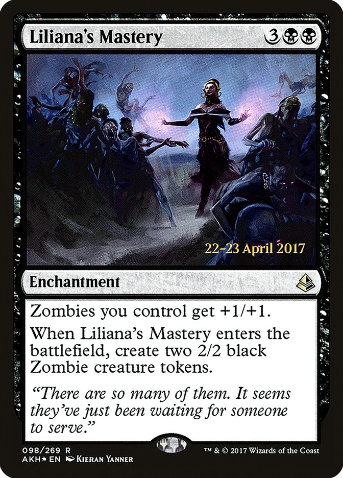 Liliana's Mastery [Amonkhet Prerelease Promos] | Anubis Games and Hobby