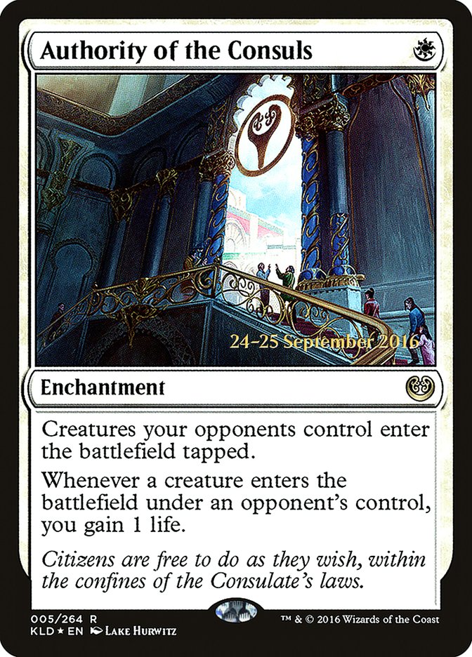 Authority of the Consuls [Kaladesh Prerelease Promos] | Anubis Games and Hobby
