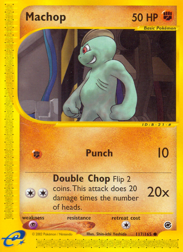 Machop (117/165) [Expedition: Base Set] | Anubis Games and Hobby