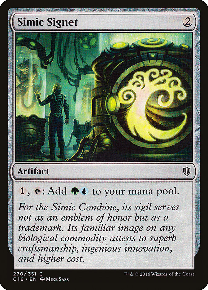 Simic Signet [Commander 2016] | Anubis Games and Hobby