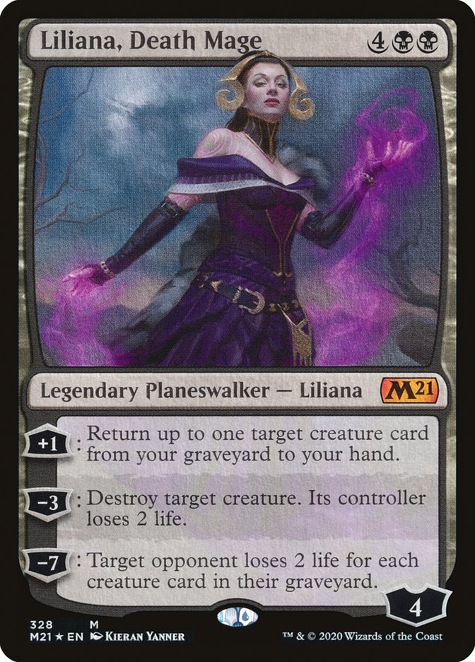Liliana, Death Mage [Core Set 2021] | Anubis Games and Hobby