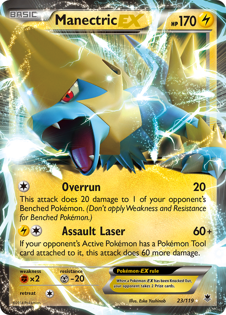 Manectric EX (23/119) [XY: Phantom Forces] | Anubis Games and Hobby