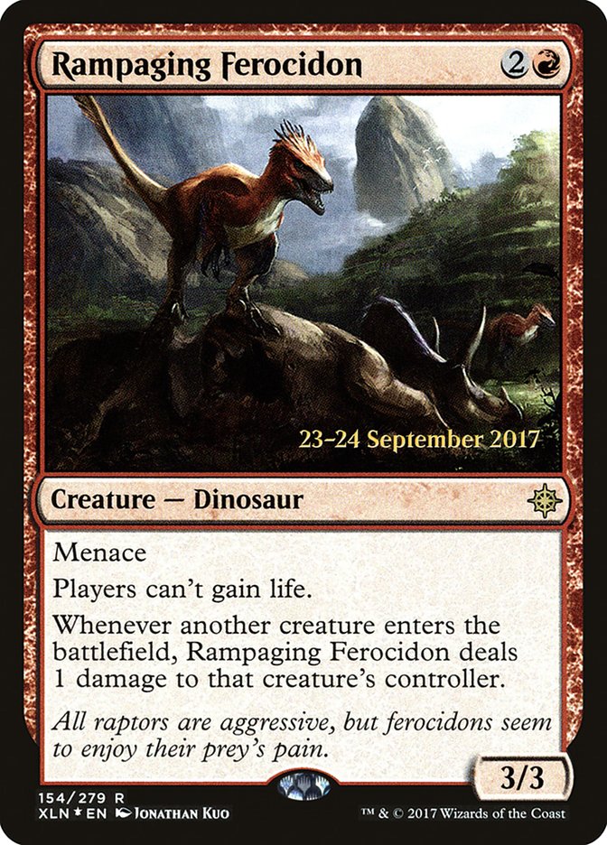 Rampaging Ferocidon [Ixalan Prerelease Promos] | Anubis Games and Hobby