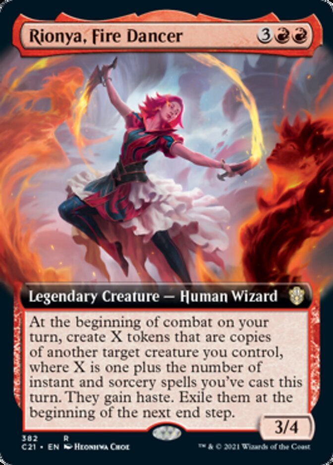 Rionya, Fire Dancer (Extended Art) [Commander 2021] | Anubis Games and Hobby