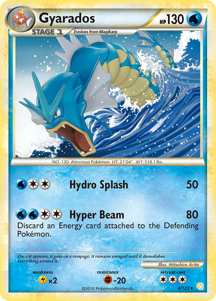 Gyarados (4/123) [HeartGold & SoulSilver: Base Set] | Anubis Games and Hobby