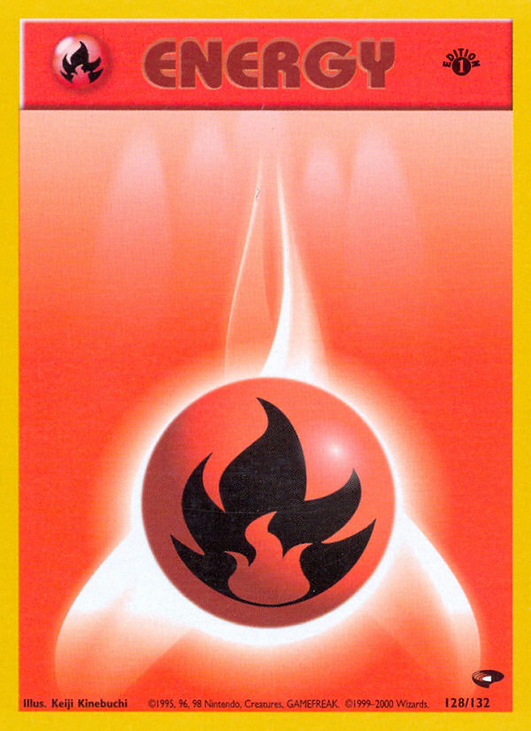 Fire Energy (128/132) [Gym Challenge 1st Edition] | Anubis Games and Hobby