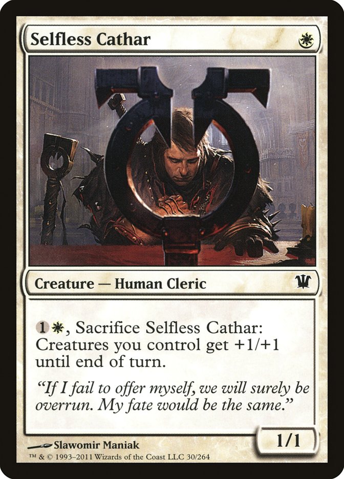 Selfless Cathar [Innistrad] | Anubis Games and Hobby