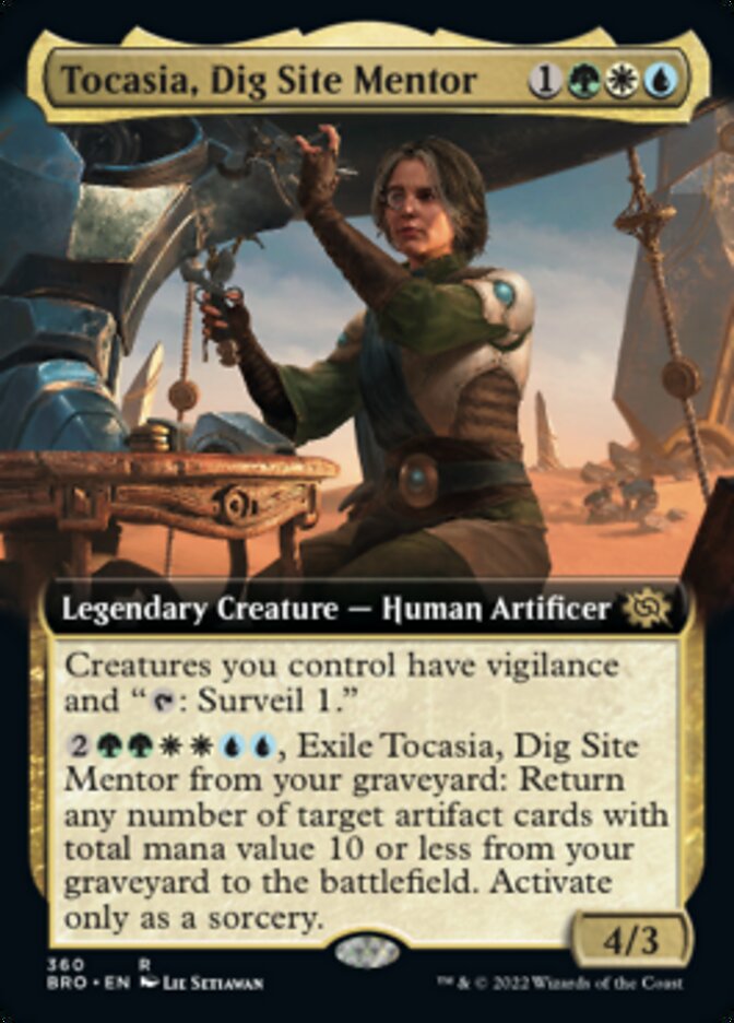 Tocasia, Dig Site Mentor (Extended Art) [The Brothers' War] | Anubis Games and Hobby