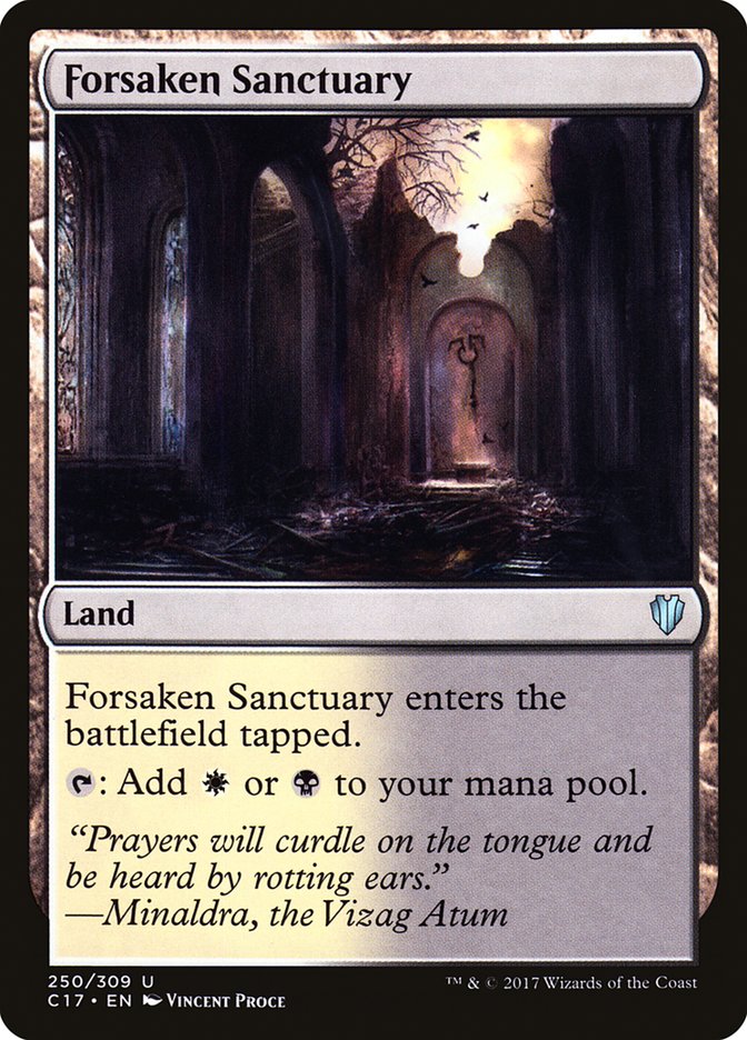 Forsaken Sanctuary [Commander 2017] | Anubis Games and Hobby