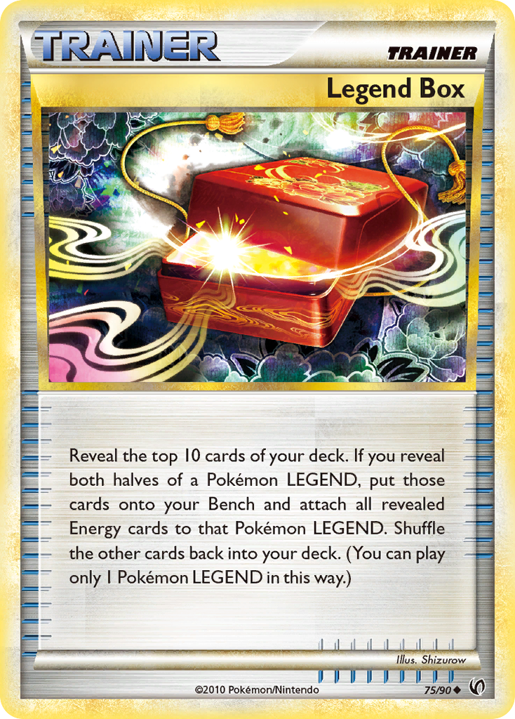 Legend Box (75/90) [HeartGold & SoulSilver: Undaunted] | Anubis Games and Hobby