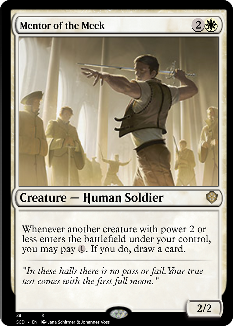 Mentor of the Meek [Starter Commander Decks] | Anubis Games and Hobby