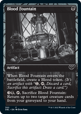 Blood Fountain [Innistrad: Double Feature] | Anubis Games and Hobby