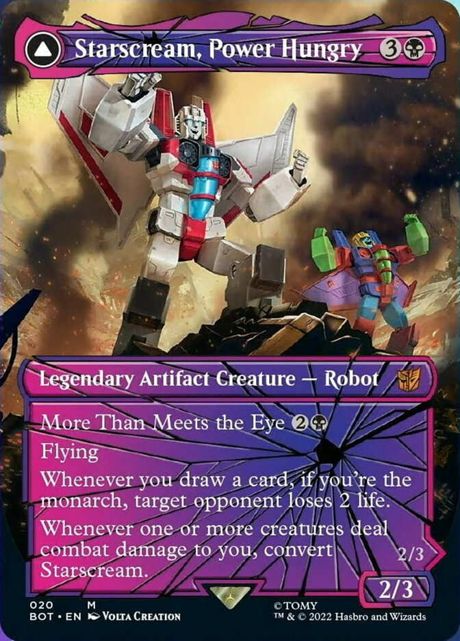 Starscream, Power Hungry // Starscream, Seeker Leader (Shattered Glass) [Transformers] | Anubis Games and Hobby