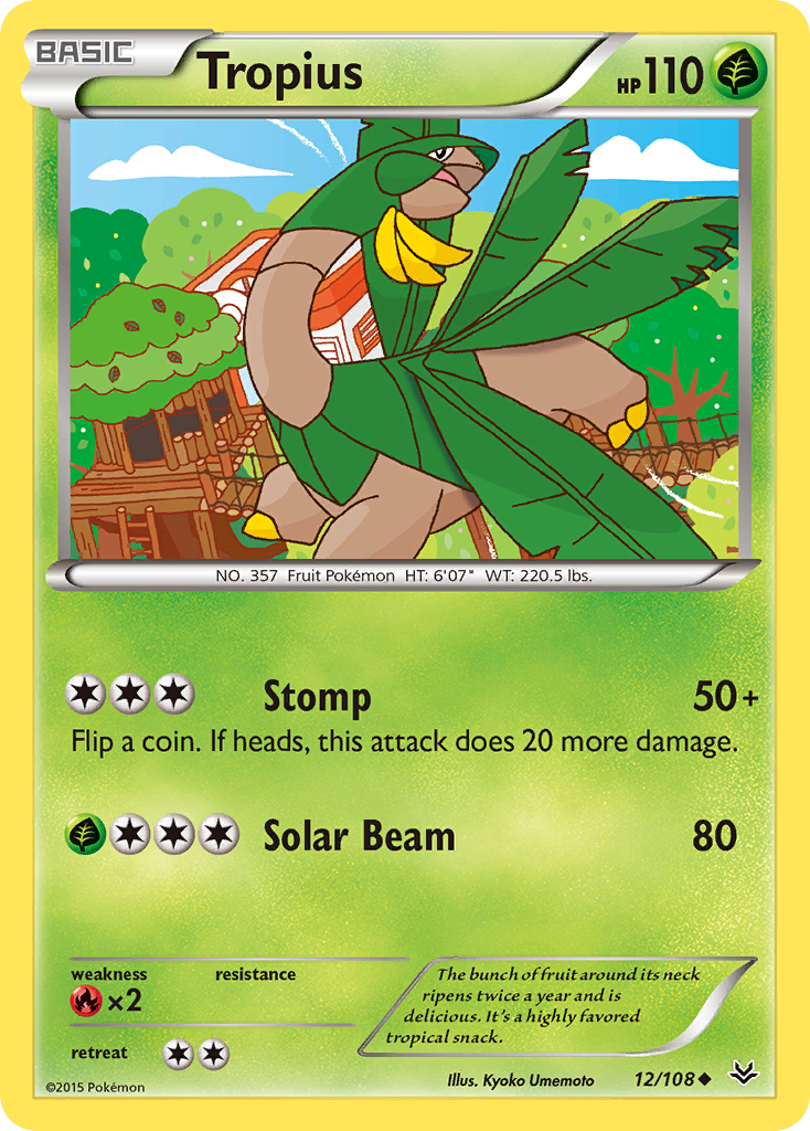 Tropius (12/108) [XY: Roaring Skies] | Anubis Games and Hobby