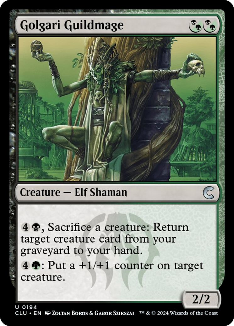 Golgari Guildmage [Ravnica: Clue Edition] | Anubis Games and Hobby