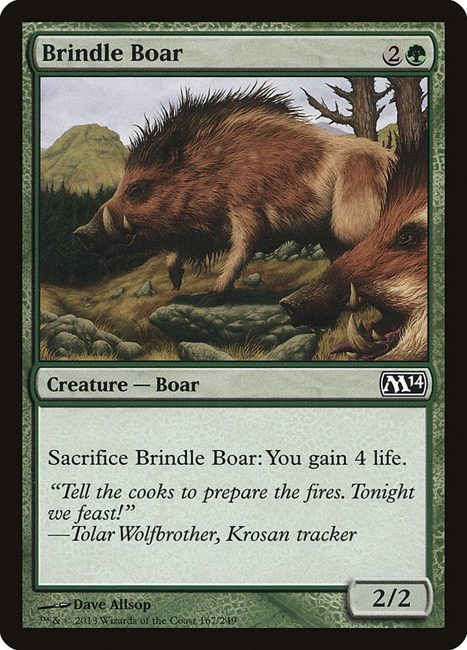 Brindle Boar [Magic 2014] | Anubis Games and Hobby