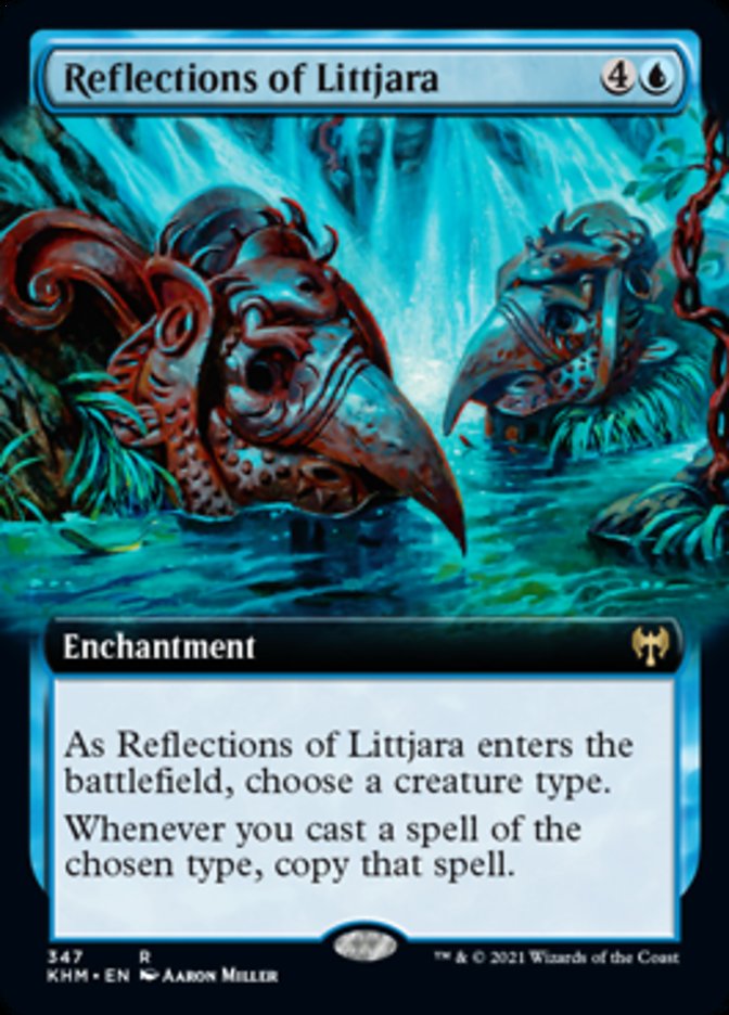 Reflections of Littjara (Extended Art) [Kaldheim] | Anubis Games and Hobby